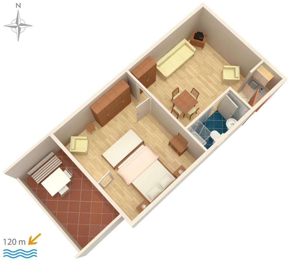 Apartments By The Sea Novi Vinodolski - 5558 المظهر الخارجي الصورة